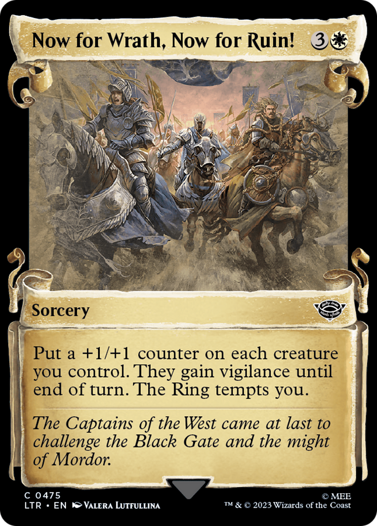 Now for Wrath, Now for Ruin! - Scroll Showcase [LTR-475]