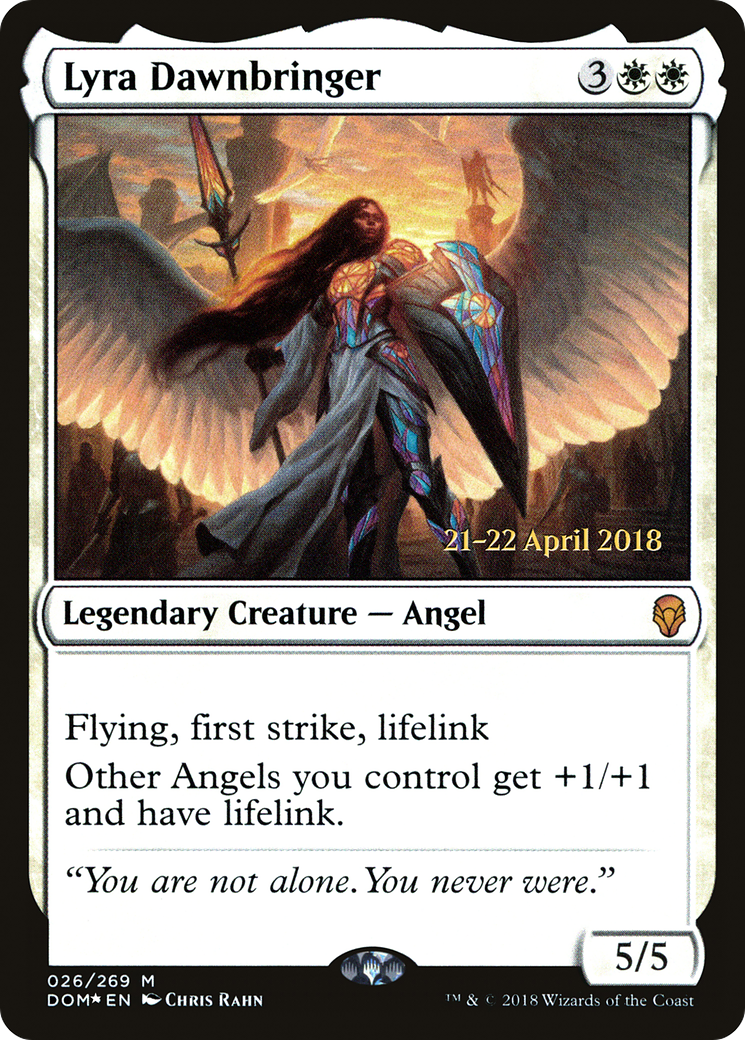 Lyra Dawnbringer - Prerelease Promo [PDOM-26s]