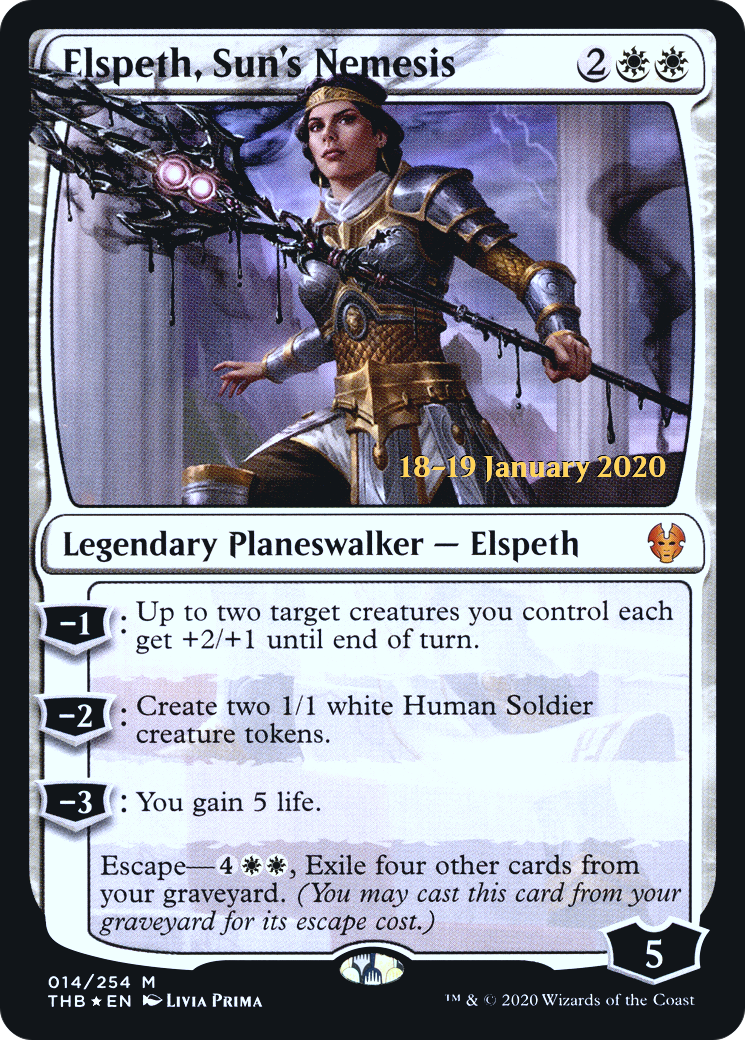 Elspeth, Sun's Nemesis - Prerelease Promo [PTHB-14s]
