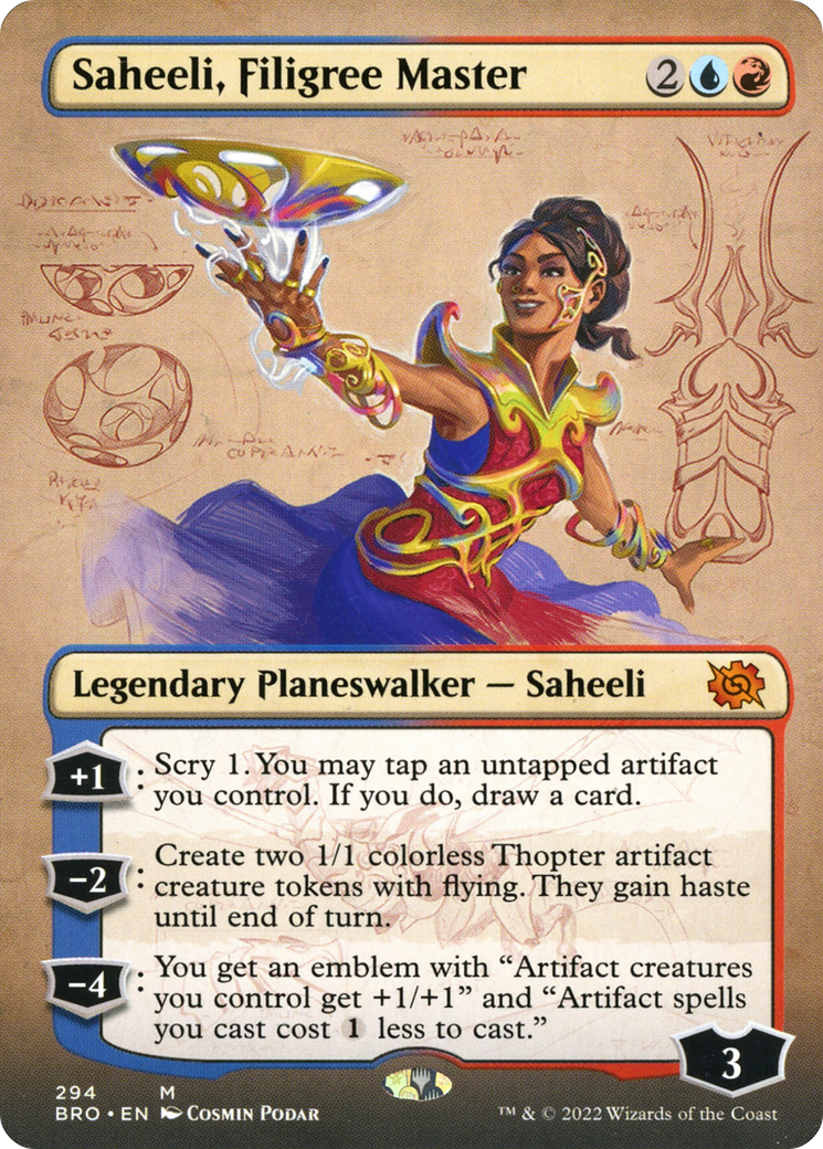 Saheeli, Filigree Master - Borderless [BRO-294]