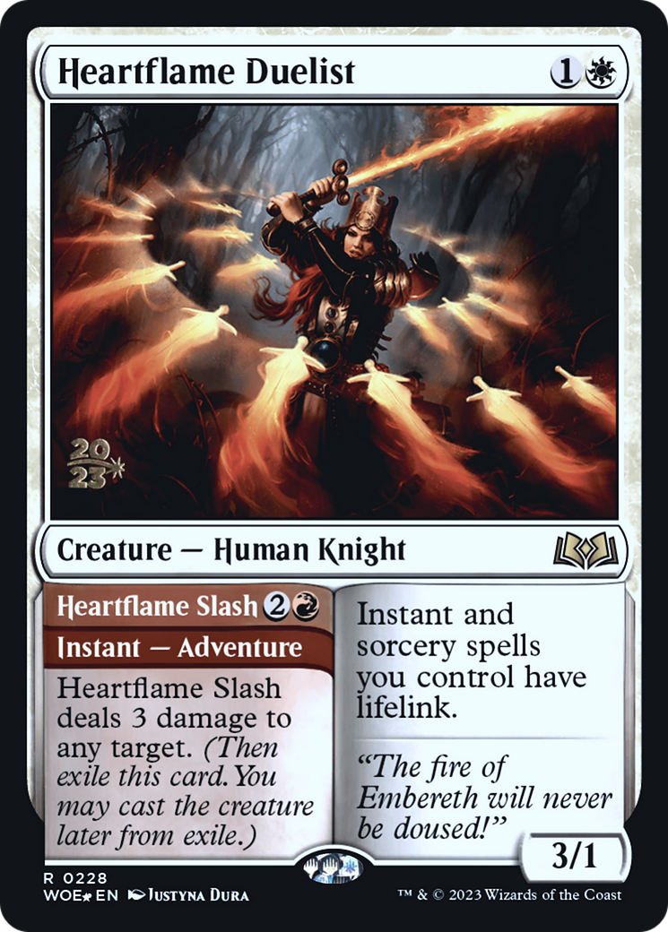 Heartflame Duelist // Heartflame Slash - Prerelease Promo [PWOE-228s]