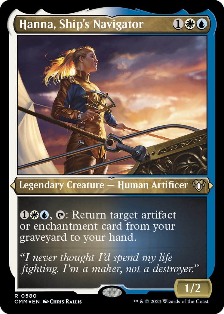 Hanna, Ship's Navigator [CMM-580]