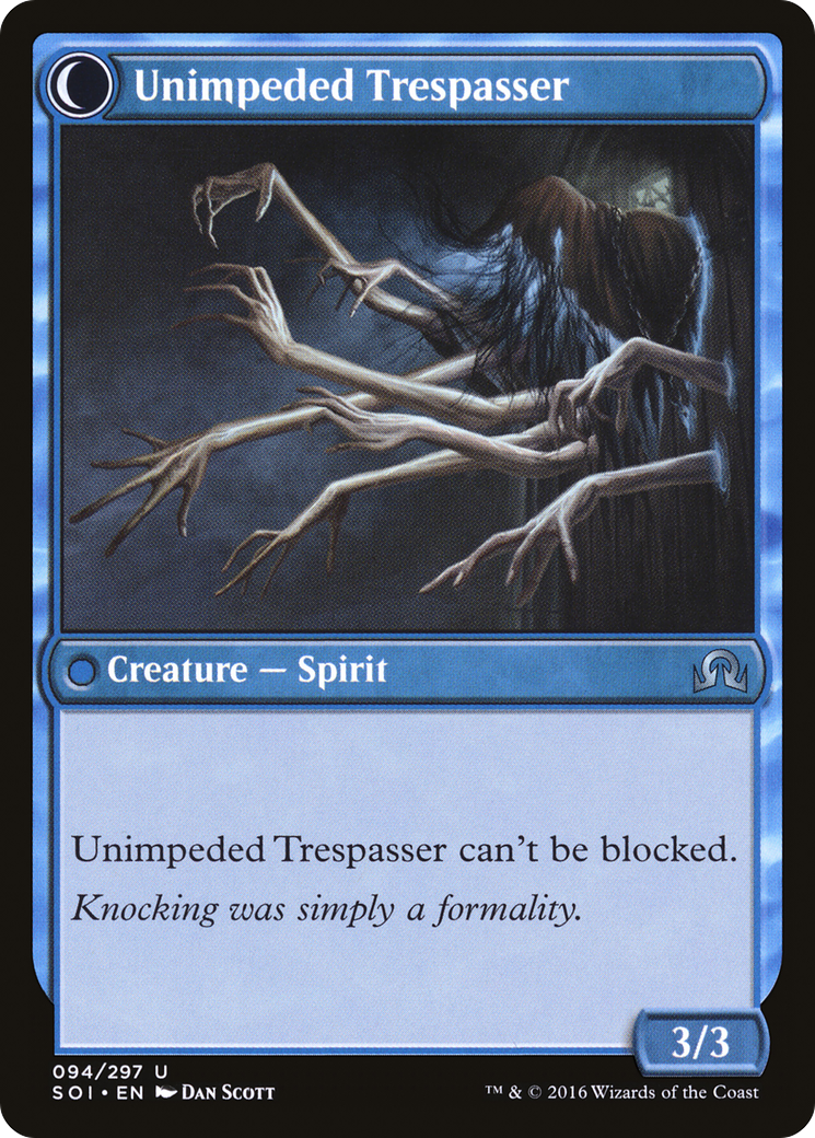 Uninvited Geist // Unimpeded Trespasser [SOI-94]