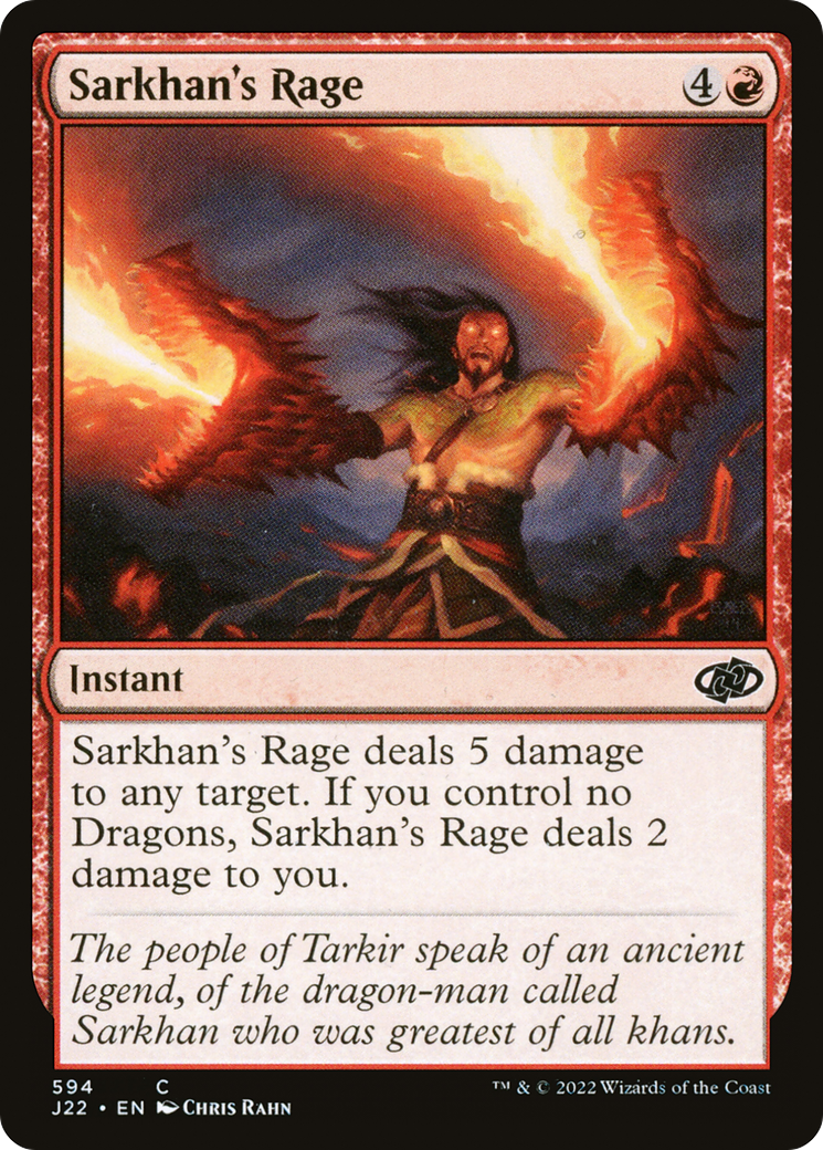 Sarkhan's Rage [J22-594]