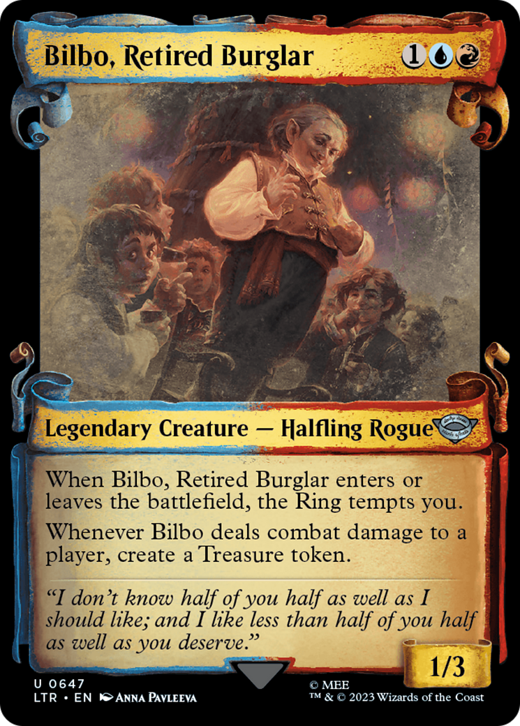Bilbo, Retired Burglar - Scroll Showcase [LTR-647]