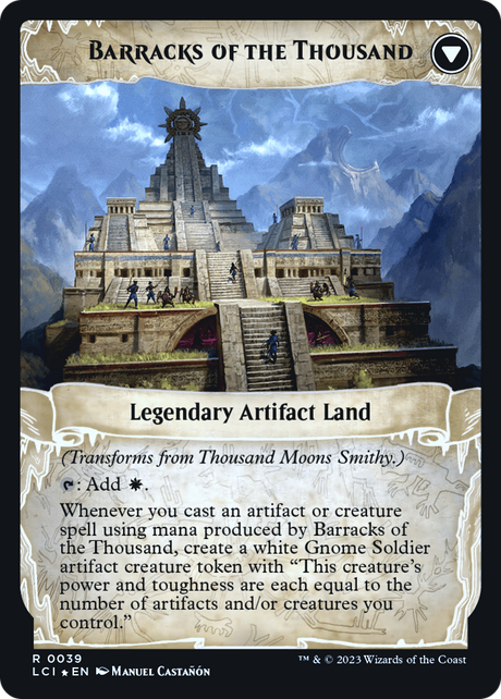 Thousand Moons Smithy // Barracks of the Thousand - Prerelease Promo [PLCI-39s]