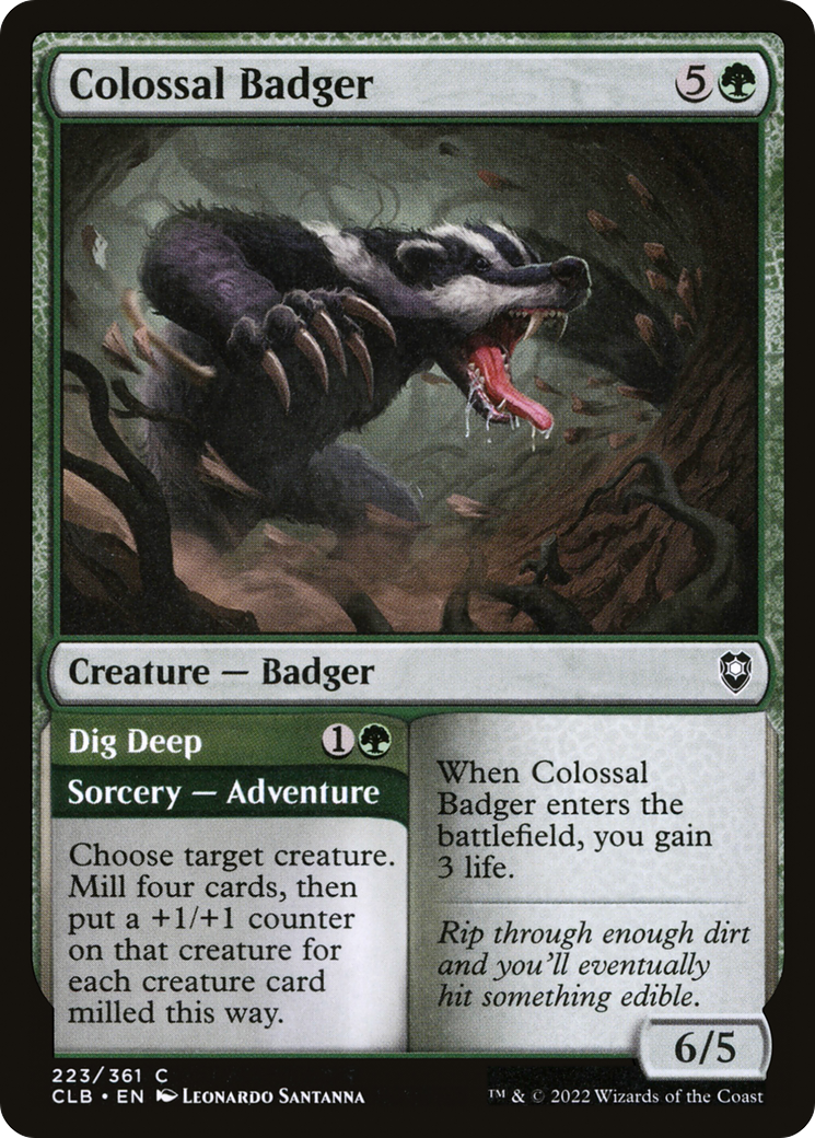 Colossal Badger // Dig Deep [CLB-223]