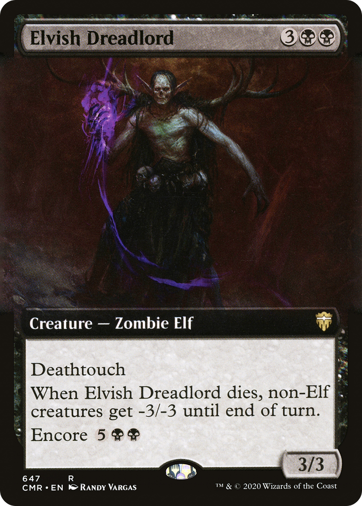 Elvish Dreadlord - Extended Art [CMR-647]