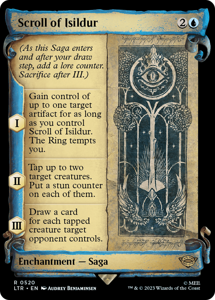 Scroll of Isildur - Scroll Showcase [LTR-520]