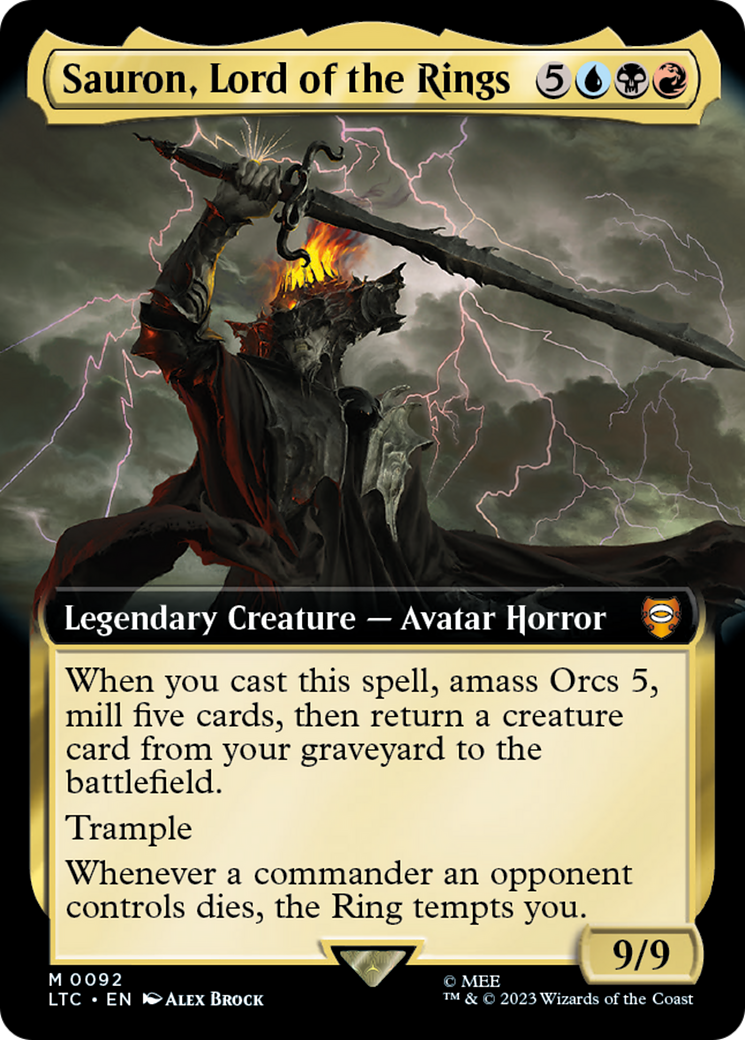 Sauron, Lord of the Rings - Extended Art [LTC-92]