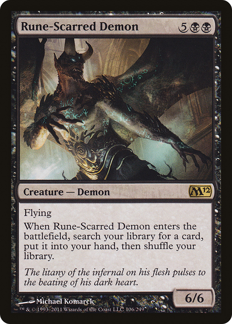 Rune-Scarred Demon [M12-106]
