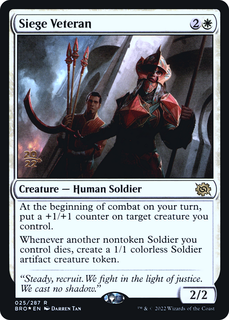 Siege Veteran - Prerelease Promo [PBRO-25s]