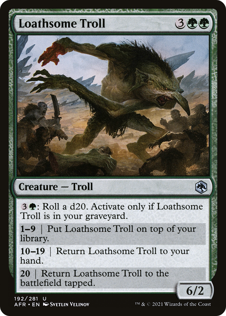 Loathsome Troll [AFR-192]