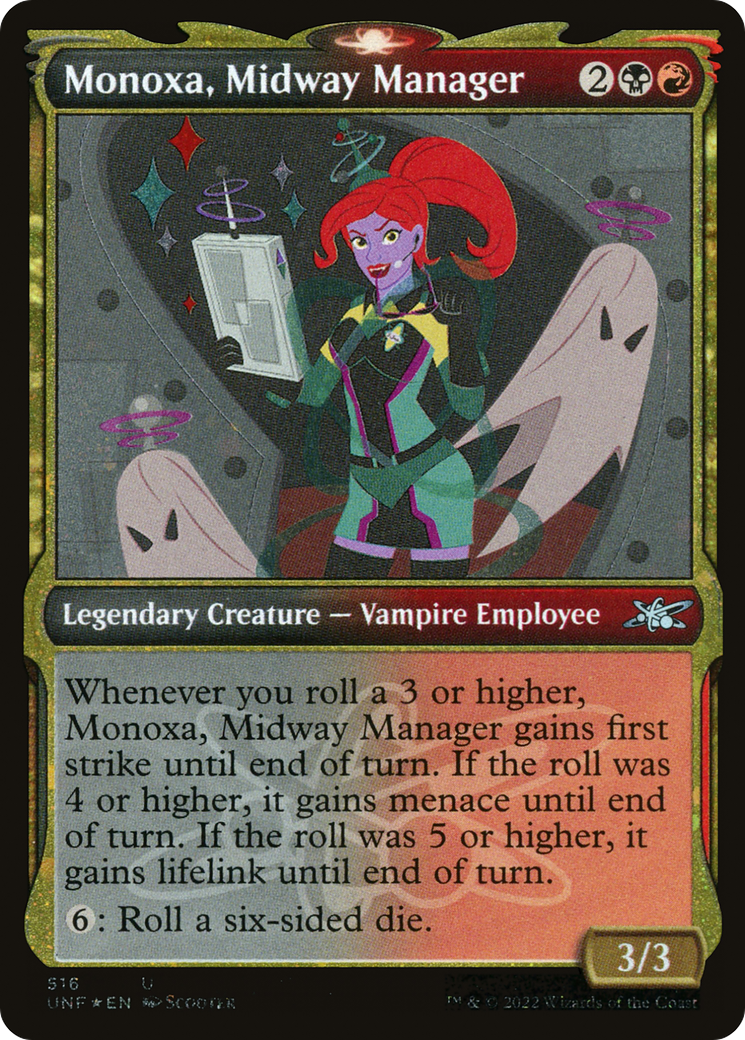 Monoxa, Midway Manager - Showcase - Galaxy Foil [UNF-516]