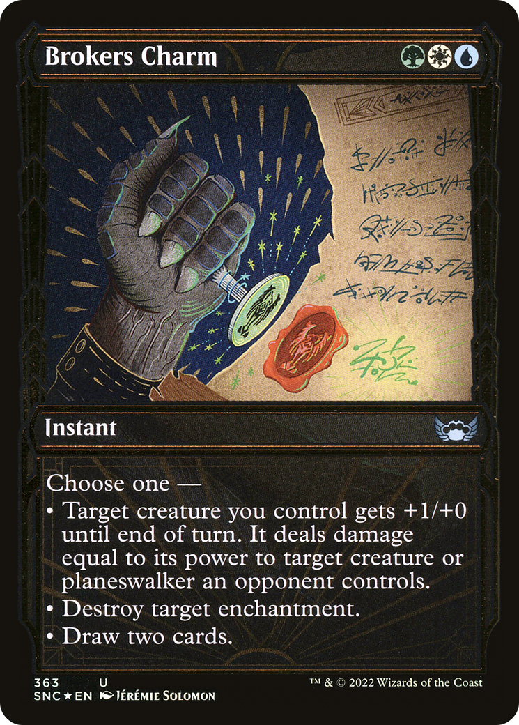Brokers Charm - Showcase - Gilded Foil [SNC-363]