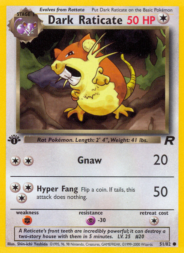 Dark Raticate [BASE5-51]