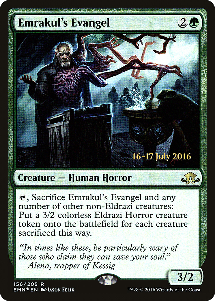 Emrakul's Evangel - Prerelease Promo [PEMN-156s]