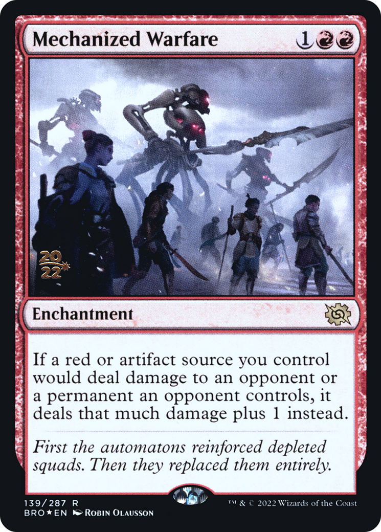 Mechanized Warfare - Prerelease Promo [PBRO-139s]