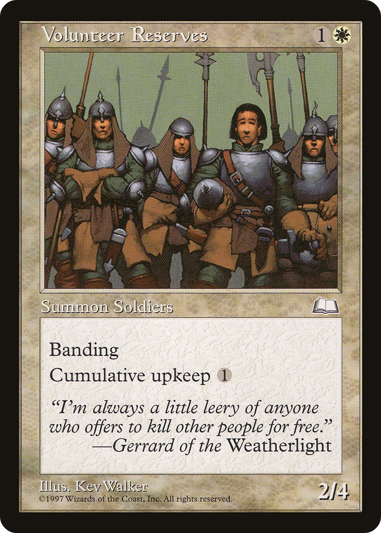 Volunteer Reserves [WTH-29]