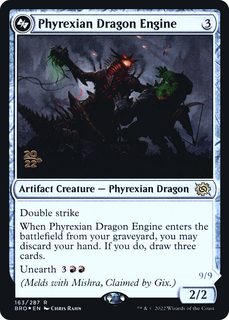 Phyrexian Dragon Engine - Prerelease Promo [PBRO-163as]