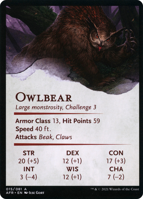 Owlbear // Owlbear [AAFR-15]