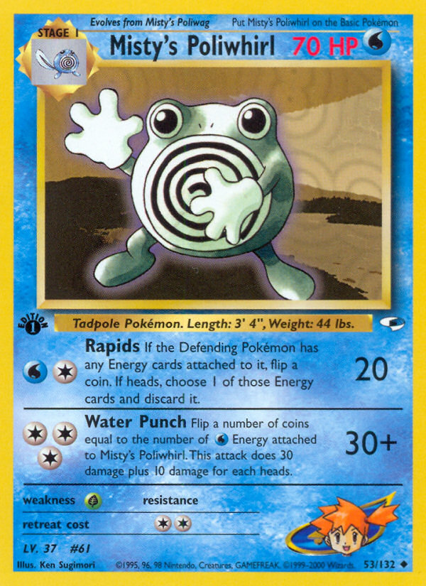 Misty's Poliwhirl [GYM1-53]