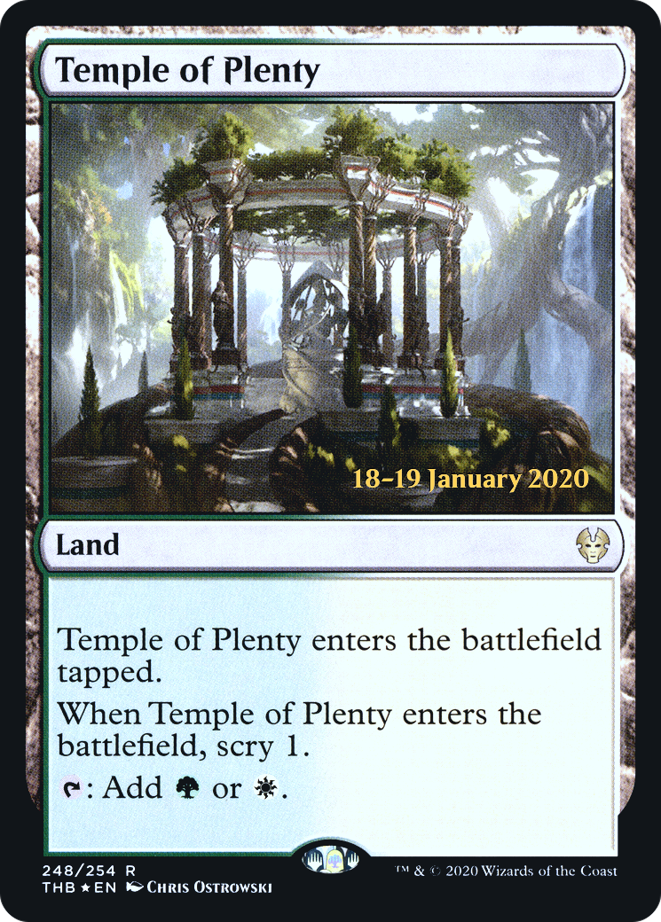 Temple of Plenty - Prerelease Promo [PTHB-248s]