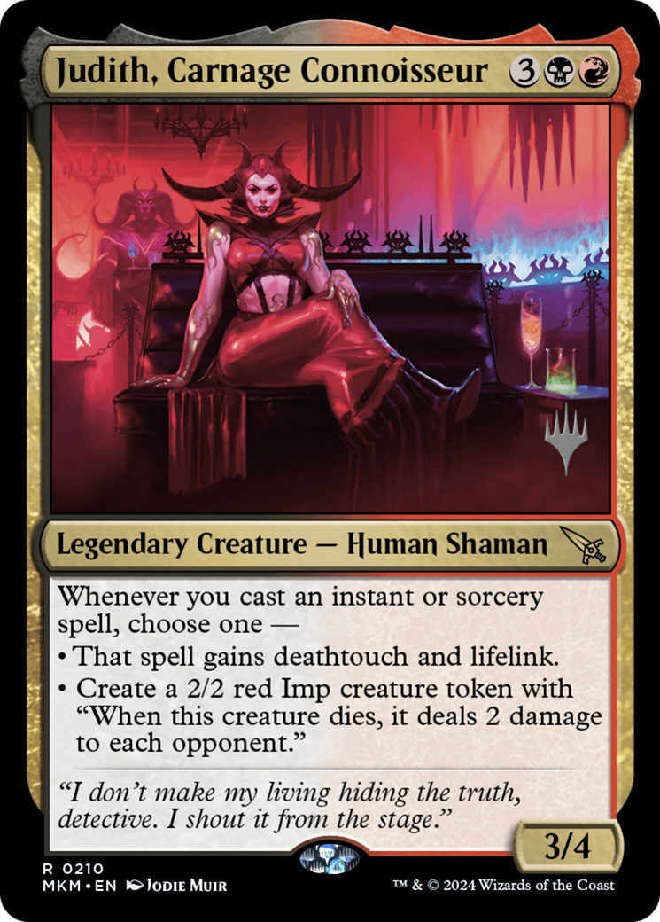 Judith, Carnage Connoisseur - Promo Pack [PMKM-210p]