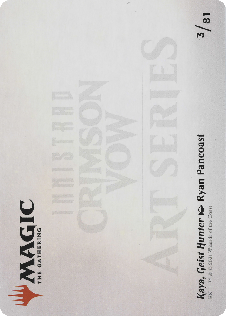Kaya, Geist Hunter // Kaya, Geist Hunter [AVOW-3]