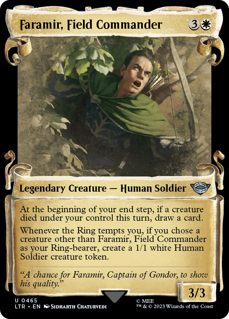 Faramir, Field Commander - Scroll Showcase [LTR-465]