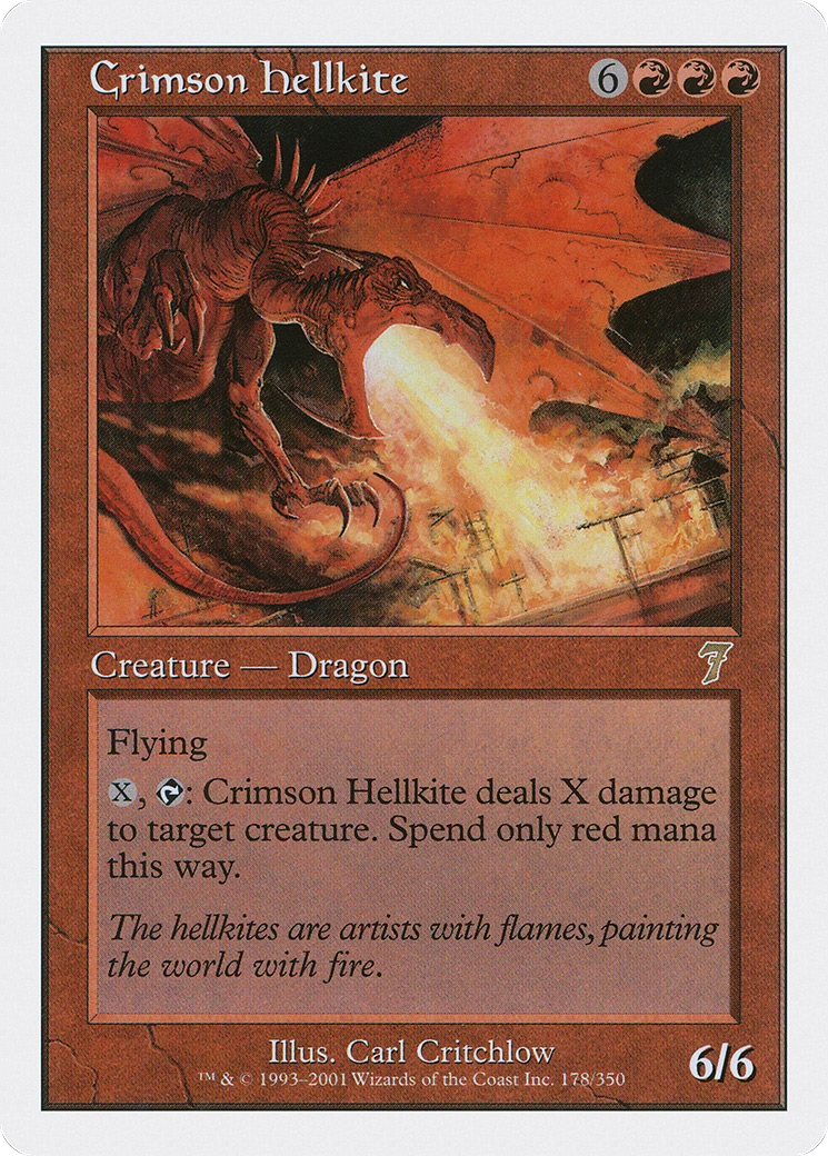 Crimson Hellkite [7ED-178]