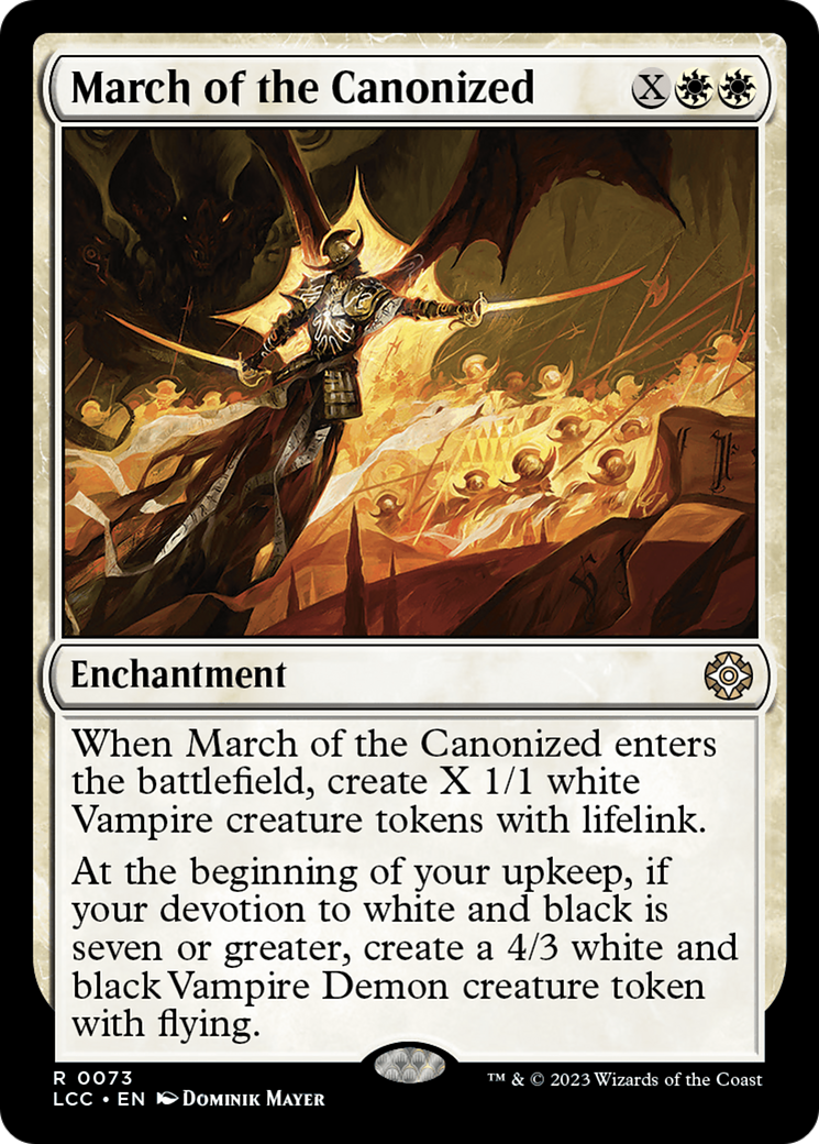 March of the Canonized [LCC-73]