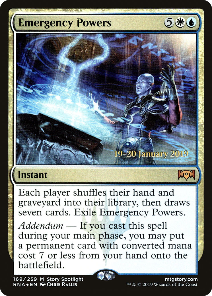Emergency Powers - Prerelease Promo [PRNA-169s]