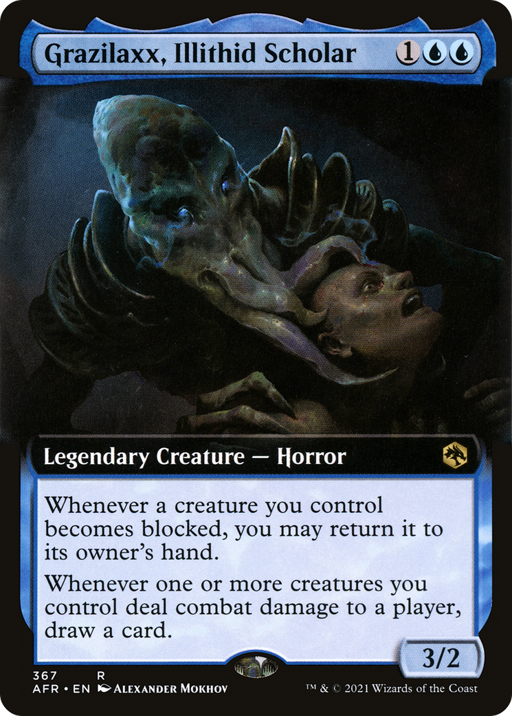 Grazilaxx, Illithid Scholar - Extended Art [AFR-367]