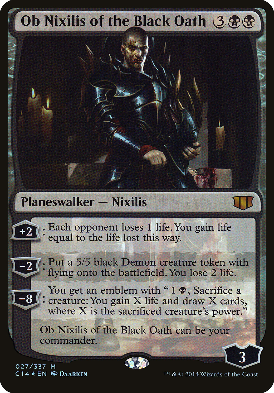 Ob Nixilis of the Black Oath [OC14-27]