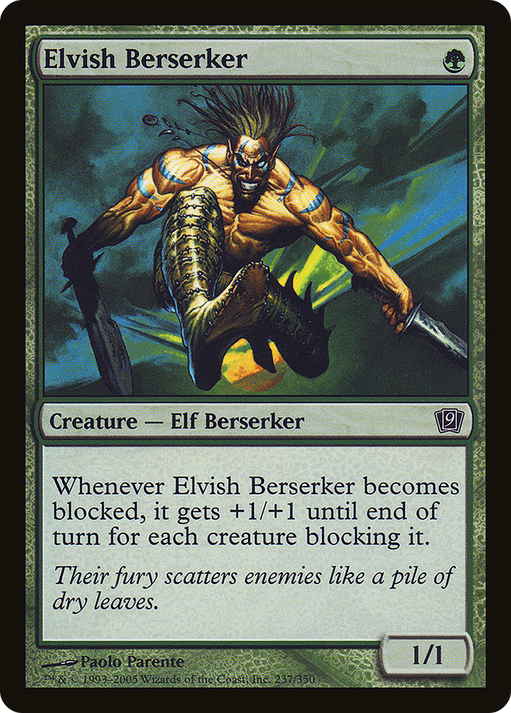 Elvish Berserker [9ED-237★]