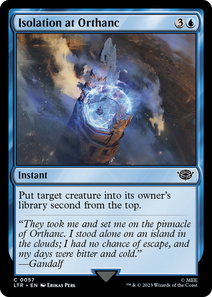 Isolation at Orthanc [LTR-57]