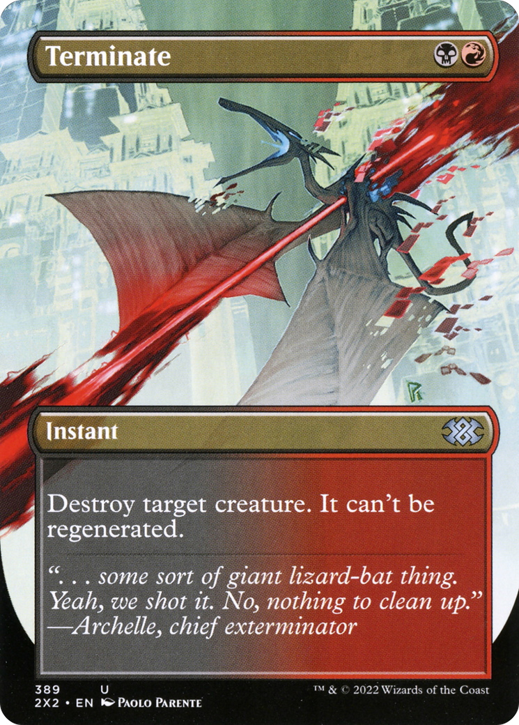 Terminate - Borderless [2X2-389]
