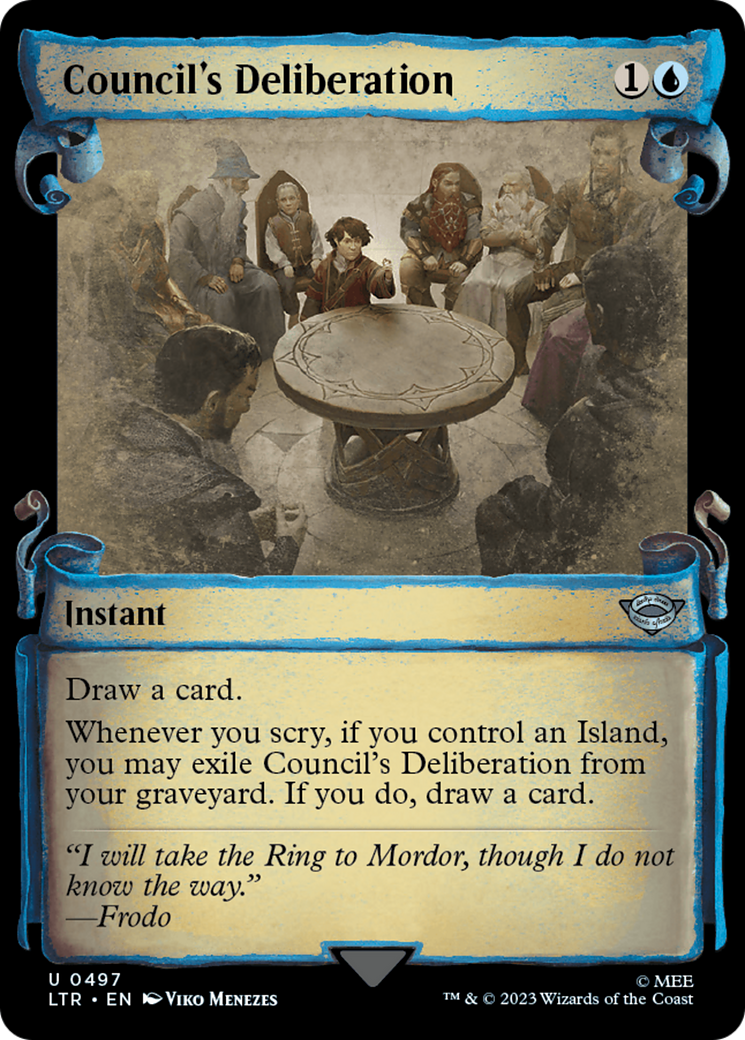 Council's Deliberation - Scroll Showcase [LTR-497]