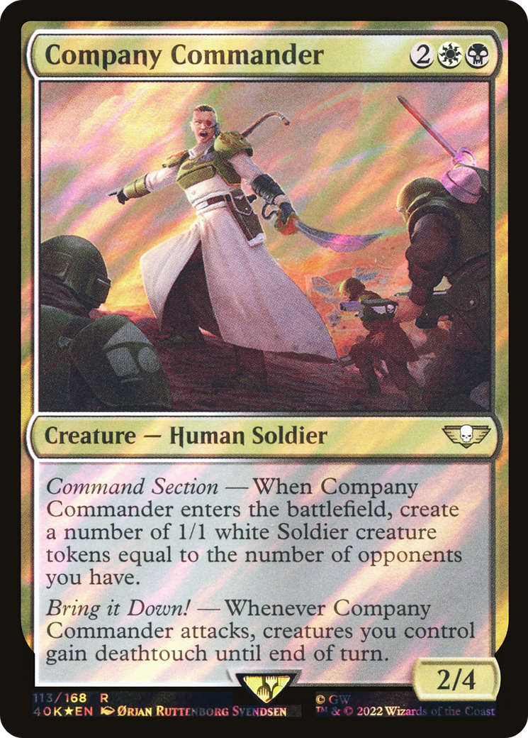 Company Commander - Surge Foil [40K-113★]