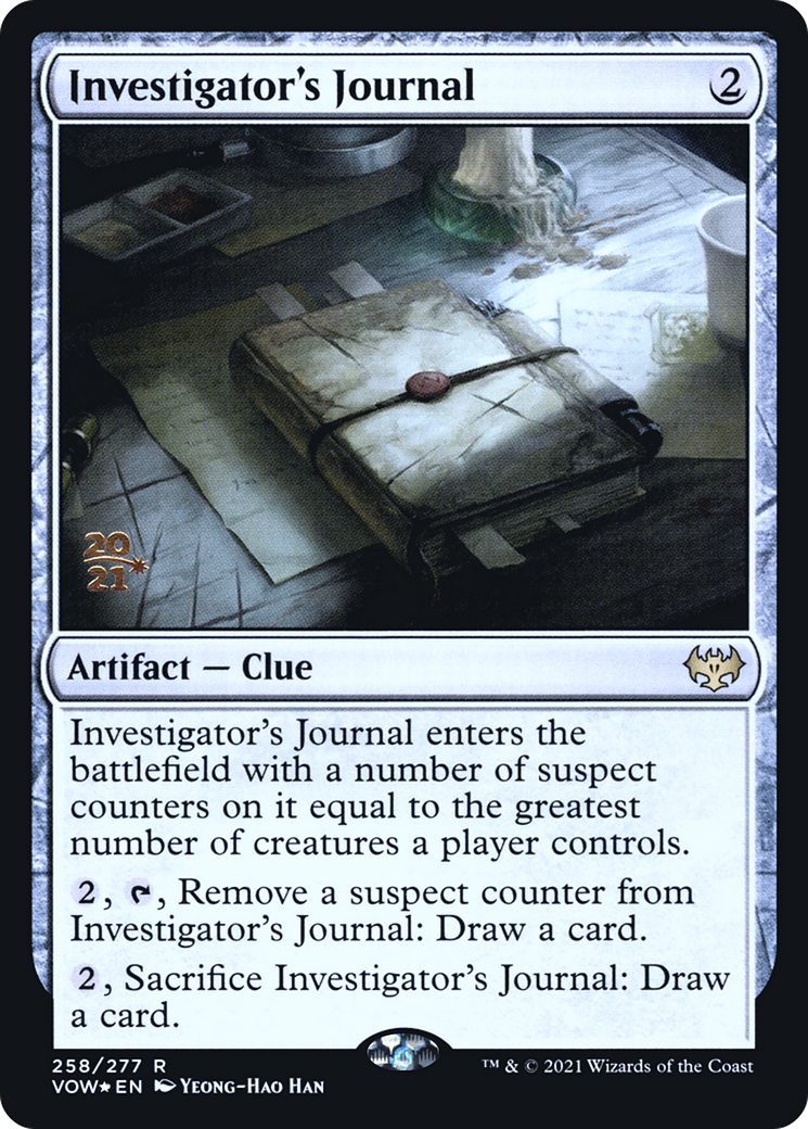 Investigator's Journal - Prerelease Promo [PVOW-258s]