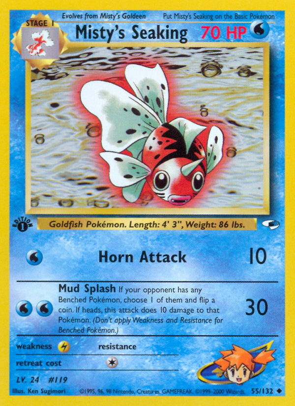 Misty's Seaking [GYM1-55]