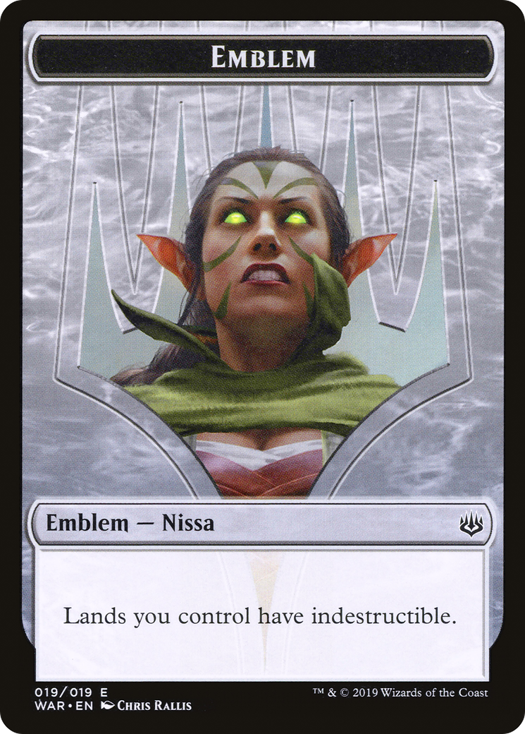 Nissa, Who Shakes the World Emblem [TWAR-19]