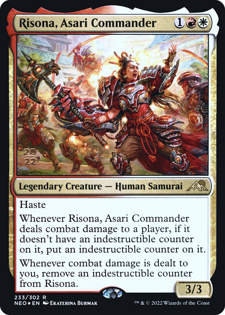 Risona, Asari Commander - Prerelease Promo [PNEO-233s]