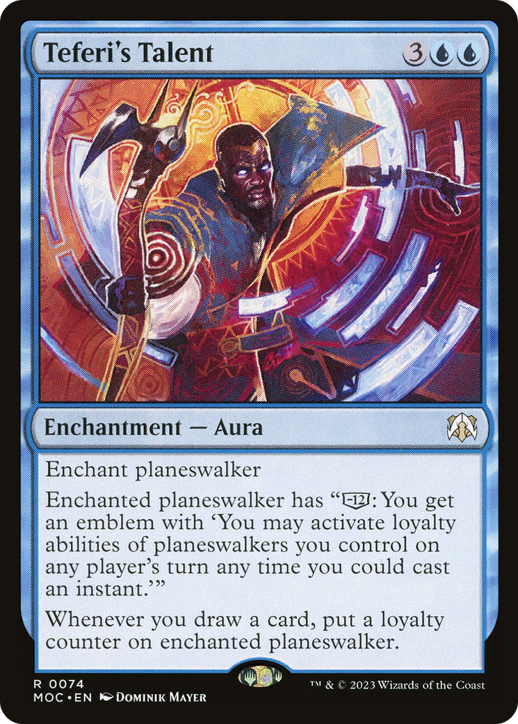 Teferi's Talent [MOC-74]