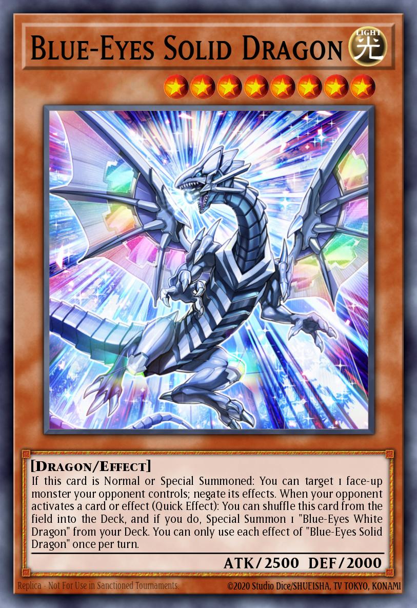 Blue-Eyes Solid Dragon [LED3-EN002]