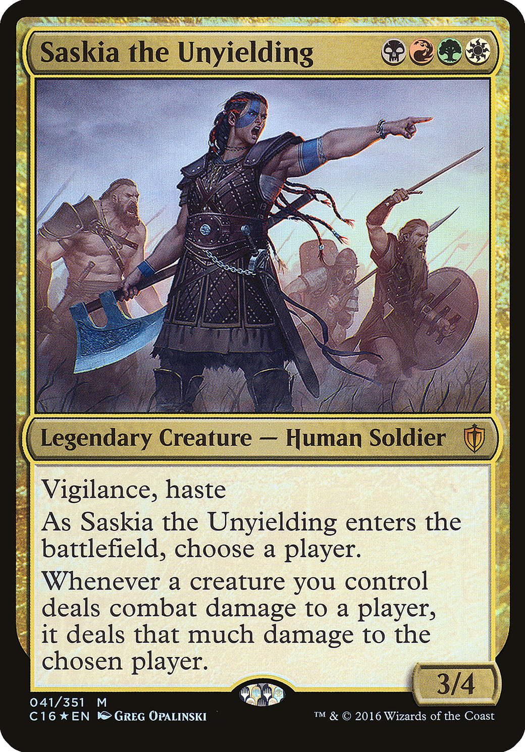 Saskia the Unyielding [OC16-41]