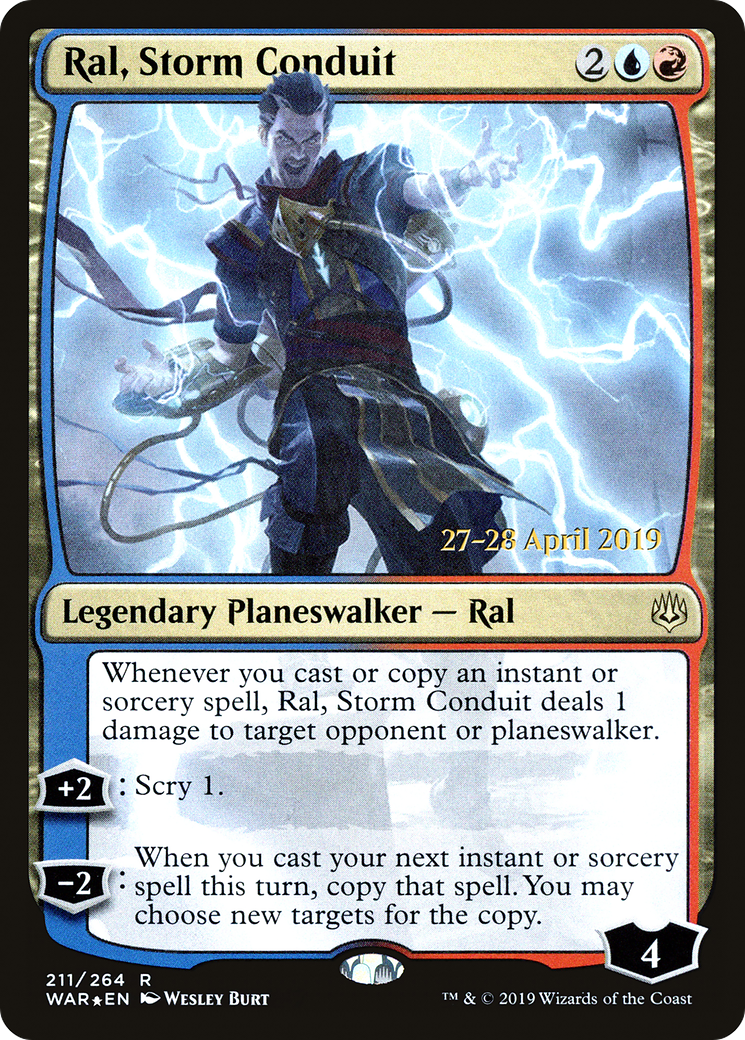 Ral, Storm Conduit - Prerelease Promo [PWAR-211s]