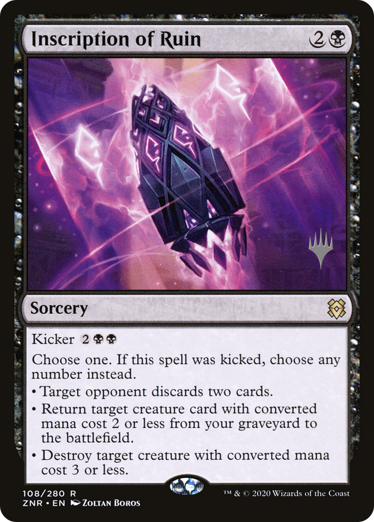 Inscription of Ruin - Promo Pack [PZNR-108p]