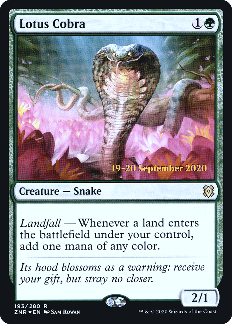Lotus Cobra - Prerelease Promo [PZNR-193s]